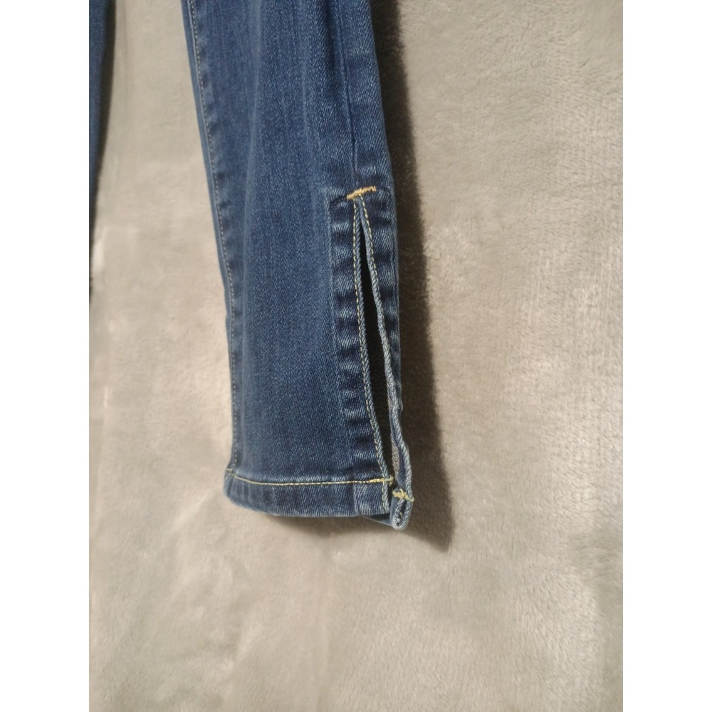 Pilcro and the Letterpress Stet Cropped/Capri Jeans Women's 27 Dark Wash Blue - Picture 4 of 9